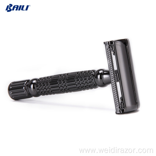 traditional metal handle shaving razor system razor